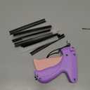 Stitch Gun for Clothes - Handheld Stitch Gun Quick Clothing Fixer - Tagging Gun - Includes 6 Needle, 1000 Black Fasteners & 1000 White Fasteners (Purple)