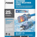 25ft 16/3 SJTW -50°C
Glacier Flex®
Extreme Cold Weather
Extension Cord