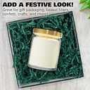 Hampton Distribution Forest Green Crinkle Paper Filler, 2lb Shredded Paper For Gift Baskets, Basket Filler for Birthdays, Weddings, Showers & Holidays