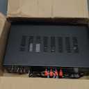 Donner Stereo Audio Amplifier, 600W Peak 2 Channel Receiver with Bluetooth 5.3, Phono, Optical, Coaxial, USB, FM, 2 Mic-in, Aux, RCA Input for Home, Karaoke, Theater Speakers, MAMP2