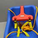 Little Tikes Snug 'n Secure Blue Swing with Adjustable Straps, 2-in-1 for Baby and Toddlers Ages 9 Months - 4 Years