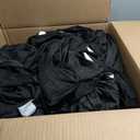 Fixwal 100 Pcs Black Folding Chair Cover, Spandex Stretch Covers Ideal for Wedding, Party, Dining, Business Meeting, Banquet, Universal Fitted Washable Slipcover