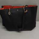 sqlp Large Work Tote Bag for Women Designer Purses and Handbags Big Bucket bags Ladies Travel Crossbody Purse (One Size, Black)