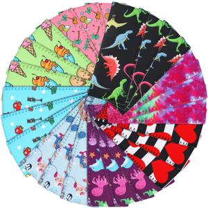 JANYUN 24 Pack Ice Pop Sleeves Neoprene Freezer Pop Sleeve Popsicle Covers Holders Bags BPA-Free for Kids Party Supplies (Colorful)