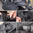 Motorcycle Saddle Bags, Powersports Saddle Bags, Waterproof Saddlebags Luggage Bag, Full Face Helmet Storage Bag, Motorcycle Pillion Seat Bag.