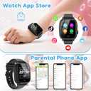 cjc 4G Smart Watch for Kids with GPS Tracker, Globally Applicable, Texting and Calling, Kids Watch for Ages 4-12 - Includes Video Call, Chat, SOS Alerts, App - Fun & Educational Birthday Gift Idea