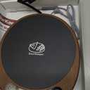 SourKeeper, Larger 2-in-1 Sourdough Starter Warmer Pro - 2026 Upgrade Larger Heating Plate, Dough Temp Probe, 1F Control (70110F), 24H Timer, Real-Time Monitoring Walnut,6.5inch