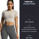 Aoxjox Workout Seamless Biker Shorts for Women Tummy Control High Waisted Athletic Yoga Contour Sculpt Running Yoga Short 6" (Gray, XS)