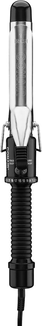 Conair Instant Heat 1-Inch Curling Iron, 1-inch barrel produces classic curls  for use on short, medium, and long hair (Black)