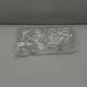 8PCS Hanging Clear Plastic Fillable Ornaments Balls,3.15 Inch DIY Christmas Decorative Ball, Fillable Plastic Decorative Ball for Christmas, Halloween, Birthday, Wedding Decor (80mm)