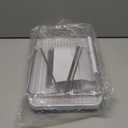 Delamu 2-Tier Multi-Purpose Bathroom Under Sink Organizers and Storage, Stackable Kitchen Pantry Organization, Pull Out Medicine Cabinet Organizer with Movable Dividers, White, 2 Pack