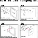 Fall Canvas Wall Art - Eucalyptus Leaf Thanksgiving Pumpkin Patch - Modern Wall Decor Gallery Canvas Wraps Giclee Print Stretched and Framed Ready to Hang - 12" x 16" (Sky Blue White)