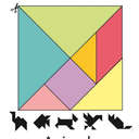 Tangrams 7 Shapes 10 animal cards 3+, 8 Pack