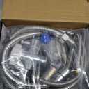 Handheld Toilet Bidet Sprayer  Adjustable Water Pressure, with Hose, Feminine & Pet Wash Kit, Bathroom Hygiene Attachment for Cloth Diaper Cleaning (Easy to Install, Stainless Steel) (1 Pack)