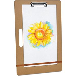 Artlicious Drawing Board - 13 x 17 Sketch Boards with Handle for Drafting Art - Portable Wooden Clipboard for Class or Studio Fit in Artists Tote