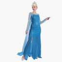 LANGWEI Women Halloween Fairytale Princess Costumes Queen Godmother Dress Cosplay Costume Accessories, Size M