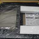 Vinyl Basement Window, Bathroom Sliding Window 24" x 16" Black