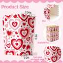 Valentine's Day Heart Conversation Popcorn Boxes - 60 Pcs Valentine's Day Treat Goodie Containers for Kids SchoolWedding, Birthday & Galentine Party Supplies