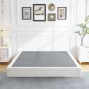 ALDRICH 7 Inch Heavy Duty Metal Box Spring Mattress Foundation 3000lbs Max Weight Capacity/Non-Slip/No Noise/Easy Assembly/Easy Clean Cover, Queen