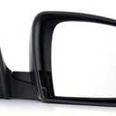 For Jeep Cherokee 2014 2015 2016 2017 2018 Door Mirror Passenger Side | Paint to Match | Power | Non-Heated | Replacement For CH1321367 | 1UV64TZZAD, 68228912AA