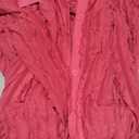 Sexy Button Down Dresses for Women Date Night Off Shoulder See Through Mesh Ruffle Bodycon Maxi Dress (0279-hot Pink) XL 