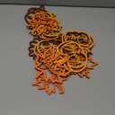 12 Pcs Fall Thanksgiving Wood Cutout Thankful Grateful Blessed Sign Plate Decor Pumpkin Maple Leaf Turkey Table Settings for Thanksgiving Autumn Plate Table Wall Decoration (Yellow, Orange, Brown)