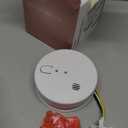 4 Pack Combination Smoke and Carbon Monoxide Detector Battery Operated, Travel Portable Photoelectric Fire&Co Alarm for Home, Kitchen