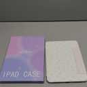 for iPad (A16) 11th Generation 11 Inch 2025, iPad 10th Generation 10.9 inch 2022 Cute Pattern Leather case, Automatic Wake-up, PC Hard Shell, Gift Box Packaging (Wave Point Cat A)