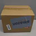 MyGift Dessert Table Display Set, 4pcs Food Risers, Brown Wood Buffet Risers, Pizza Stand with Matte Black Metal Wire Base, Dessert Display Stands