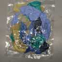 Ocean Themed Party Balloons, 12 Inches Turquoise Teal Blue Clear Metallic Balloons for Ocean Shark Sea Themed Pool Party Baby Shower Birthday Beach Decorations