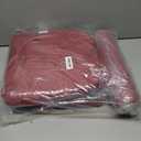 Outdoor Chair Cushions Set of 3 ,Patio Seat Cushion 17"x16"x2",U-Shaped Dining Chair Cushion 17 by 16 Inch,Water Resistant,Fade-Resistant Chair Pads for Kitchen Garden Furniture(Dark Red)