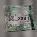 OPUGIT Eyeglass Nose Pads 5 Pairs Push in Soft Silicone Replacement Rectangle Push Slide Slip in Silicone Nosepads for Eye Glasses Eyeglasses Sunglasses, Clear,S size