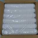 120Pcs 2.3" Easter Eggs, Empty Classroom Prize Supplie's (White)