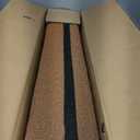 Modern Linen Fabric Accent Armchair Single Sofa w/ Side Storage Pocket Orange (Only Cushion)