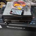 Tonikpms-T 2026 Single Din Car Stereo with Wireless Apple CarPlay & Android Auto, 7-inch HD Motorized Flip-Out Touchscreen Head Unit, Bluetooth 5.1, Type-A Fast Charge, Backup Camera, DSP, AM/FM Radio Receiver