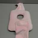 G Tube Tummy Time Pillow Feeding Tube Belt Pads Adjustable Nursing Pillow with a Hole for Supporting Babies Infant Children Kids Protecting Button (Pink)