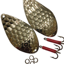 Mack's 24" Troll Lite Flasher - Brass Willow Leaf Fishing Dodger Rig 40831