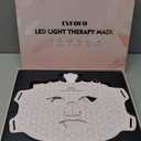 EVFOFO Red Light Therapy Mask for Face, Led Face Mask Light Therapy, 7 Colors LED Face Mask Light Therapy At Home, Pink