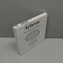 Round Decorative Tray for Coffee Dining Table Countertop Small Wooden Serving Trays Farmhouse Kitchen Home Living Room Decor and Bathroom Accessories Tray Black Rustic Wood Candle Centerpiece Trays (11")