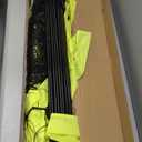 Franklin Sports Blackhawk Backyard Soccer Goal - Portable Pop Up Soccer Nets - Youth + Adult Folding Indoor + Outdoor Goals - Multiple Sizes + Colors - Perfect for Games + Practice (Optic Yellow)