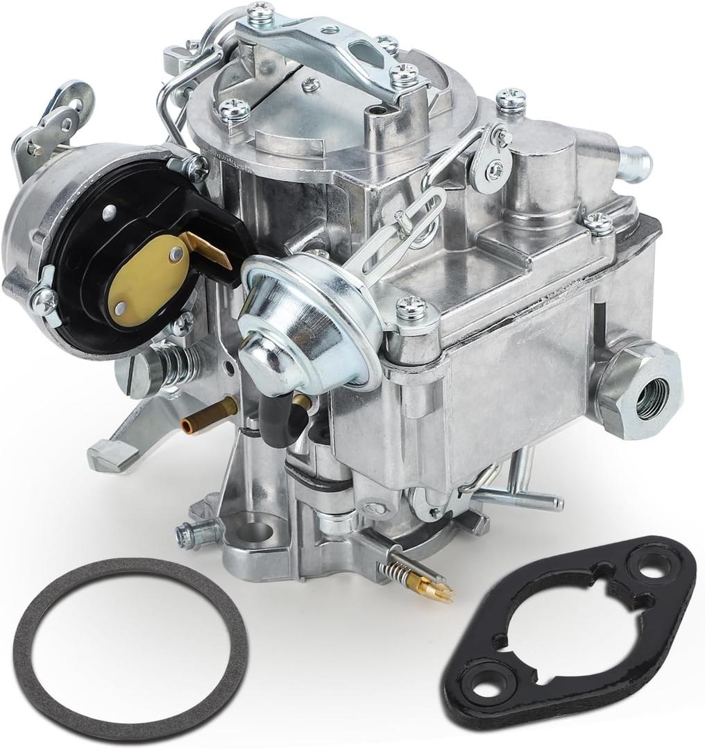 7043014 1 Barrel Carburetor for Chevy GMC L6 V6 6CYL 292 Engines 4.1L 250 Cu/4.8L 292 Cu Carb for Chevy C10 C20 C30 Nova P10 (Automatic Choke) Not 2-Barrel (OEM#7043017 7047314)