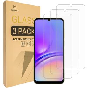 Mr.Shield Screen Protector compatible with Samsung Galaxy A06 [Tempered Glass] [3-Pack] [Japan Glass with 9H Hardness]