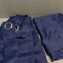 PI Blackout Curtains, Room Darkening Privacy Treatment, Room Divider Closet Curtain for Front Door/Sliding Door/Closet/Patio (Navy, W34XL80)