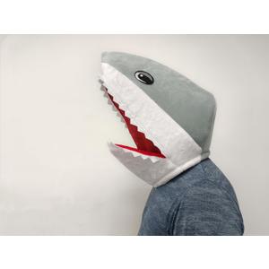 Plush Shark Mascot Head Costume Shark Animal Fancy Character Mask