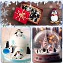Bbiamsleep 60 Pcs Miniature Penguin Figurine Mini Resin Penguin Figurines Mini Resin Animals for Fairy Garden Micro Landscape Winter Christmas Decor