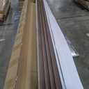 WPC Slat Wall Paneling, Modern Accent 3D Wall Panels, 8-Piece 94.5" x 6.3" TV Wall Panel, Bedroom, Living Room, Walnut