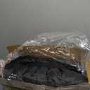 PO PO BEAR Zero Degree Sleeping Bag for Adults 100% Cotton Flannel Tall and Big (84" x 40" Left Zip, 0F Black)