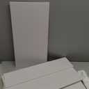 5 Pcs PVC Wire Rack Covers for Removable Closet Decoration, Wire Rack Covers Pantry Shelves Suitable for Bathroom Kitchen Shelving Organization- 24 x 12 Inch(White)