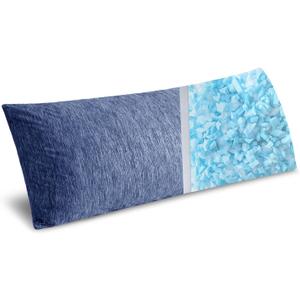 MIULEE Body Pillow for Adults Long Body Pillow for Side Sleeper Memory Foam Cooling Bed Full for Back/Stomach/Side Sleeping 20x54 Inch Blue