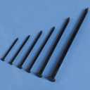 5 inch Hardware Nails, (22pcs) 1 lbs Black Nails, Nails for Hanging Pictures, Long Nails, Wall Nails, Wood Nails